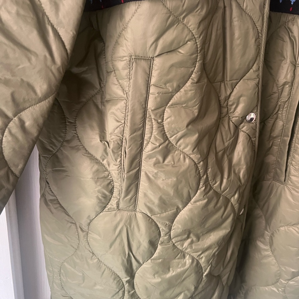 Quilted Nylon and Sherpa Jacket - Picture 6 of 15